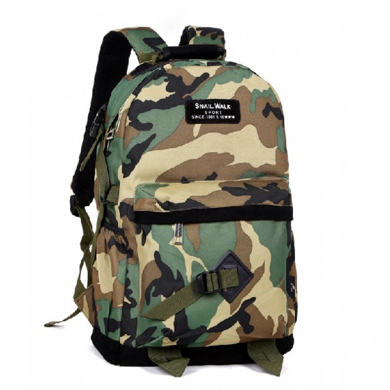 Woodland Camouflage Leisure Backpack