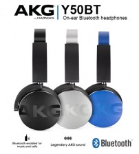 AKG Y50BT On-Ear Bluetooth Wireless Legendary AKG Sound Headphones