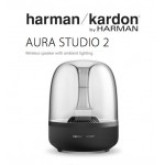 Harman Kardon Aura Studio 2 Wireless Bluetooth Home Speaker System With Ambient Lighting