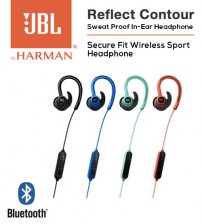 JBL Reflect Contour Secure Fit Wireless Bluetooth Sweat Proof Sport In Ear Headphones