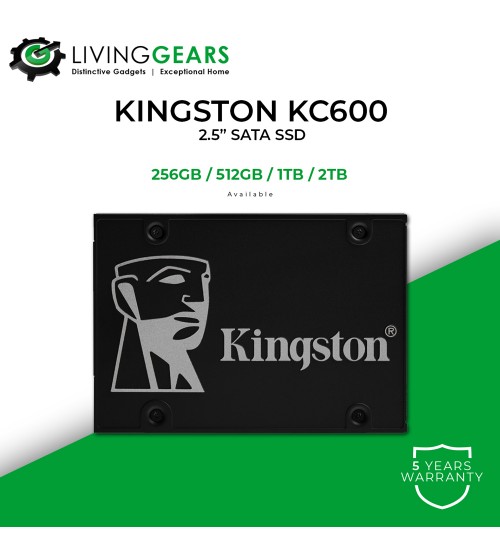 Kingston KC600 2.5" SSD ( 256GB / 512GB / 1TB / 2TB )