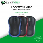 Logitech M185 Wireless Portable Mouse with 2.4 GHz wireless connectivity
