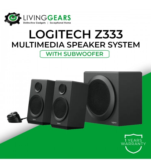 Logitech Z333 Multimedia Speaker System 2.1 With Subwoofer