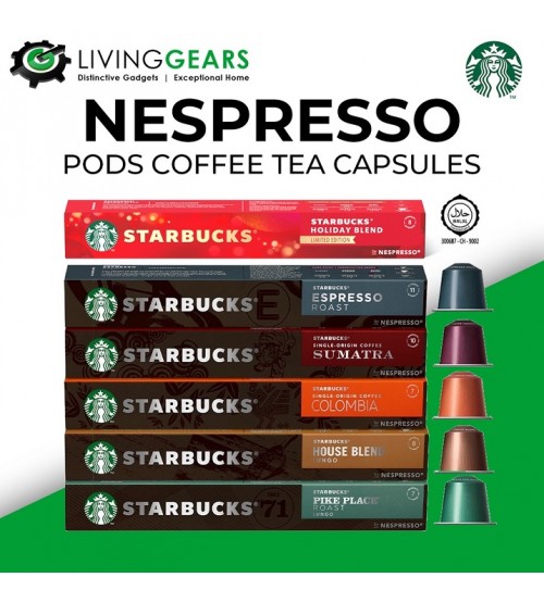 Starbucks® by Nespresso® (10 Capsules Per Box)