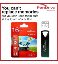 PenDrive 16GB / 32GB / 64GB ION USB 2.0 Flash Drive