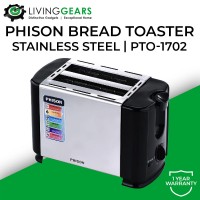 Phison Bread Toaster 700W Stainless Steel (PTO-1702)