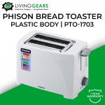 Phison Bread Toaster 700W | Plastic Body | PTO-1703