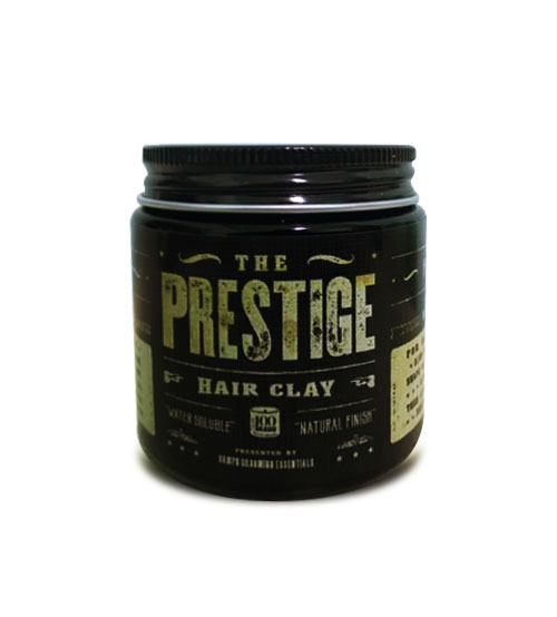 The Prestige All Natural Water Soluble Hair Clay Natural Finish (100ml)