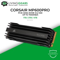 CORSAIR MP600 PRO 1TB / 2TB / 4TB PCIE GEN4 NVME M.2 SSD For Desktop
