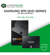 SAMSUNG 870 QVO 1TB / 2TB / 4TB / 8TB  2.5" SATA SSD For Desktop or Notebook