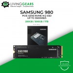 SAMSUNG 980 250GB / 500GB / 1TB PCIE GEN3 NVME M.2 SSD For Desktop or Notebook