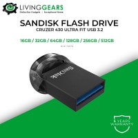 Sandisk Cruzer Ultra Fit USB 3.2 Flash Drive (16GB / 32GB / 64GB / 128GB / 256GB / 512GB) SDCZ430