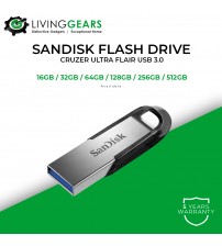 Sandisk Cruzer Ultra Flair USB Flash Drive (16GB / 32GB / 64GB / 128GB / 256GB / 512GB) SDCZ73