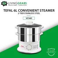 Tefal Convenient Steamer Stainles Steel 2-Tier (VC1451)