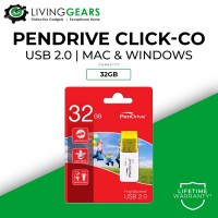 PenDrive CLICK-CO USB 2.0 Flash Drive For Mac & Window (32GB / 64GB)