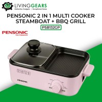 Pensonic Multi Cooker Steamboat + BBQ Grill (PSB-132GP)